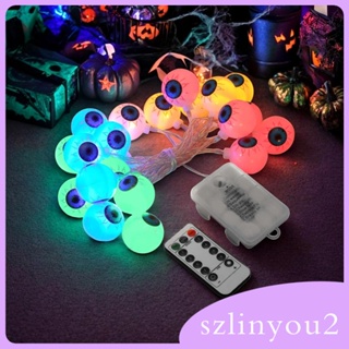 [szlinyou2] โคมไฟ LED 20 ดวง กันน้ํา สําหรับตกแต่งปาร์ตี้ฮาโลวีน งานรื่นเริง ในบ้าน