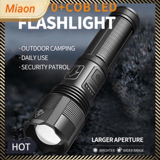 [miaon.th] Xhp70+cob ไฟฉาย LED ซูมได้ 1000lm กันน้ํา 6 เกียร์ สําหรับตั้งแคมป์