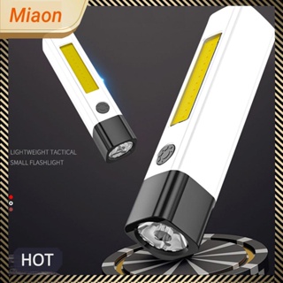 [miaon.th] ไฟฉาย LED+COB หรี่แสงได้ ชาร์จ USB กันน้ํา สําหรับตั้งแคมป์