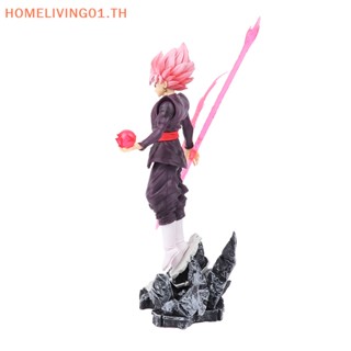 Onehome โมเดลฟิกเกอร์ PVC รูปปั้นอนิเมะ Dragon Ball Rose Goku Super Saiyan Zamasu พร้อมไฟ LED สําหรับตกแต่งห้อง