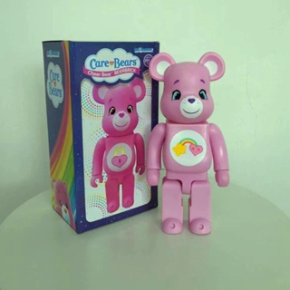 ใหม่ ฟิกเกอร์ Care Bears Bearbrick Rainbow Love Heart Be@rbrick 400% ขนาด 28 ซม. สําหรับตกแต่งบ้าน