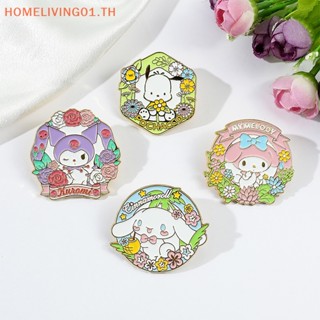 SANRIO Onehome เข็มกลัด รูปการ์ตูน Kuromi Hello Kitty Pochacco Cinnamoroll เครื่องประดับ สําหรับเด็ก