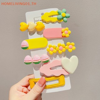 Onehome กิ๊บติดผมหน้าม้า สีแคนดี้ แฟชั่นสําหรับผู้หญิง 8 ชิ้น