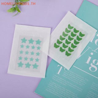 Onehome แผ่นสติกเกอร์คอนซีลเลอร์ ลายผีเสื้อ ดาว ลดรอยแผลเป็นจากสิว 18 ชิ้น TH