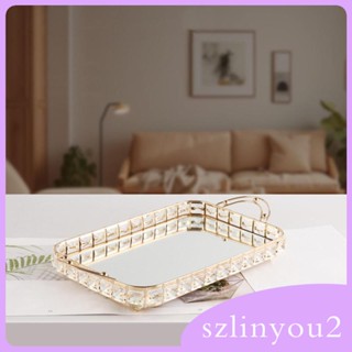 [szlinyou2] ถาดเสิร์ฟอาหาร พร้อมที่จับ สําหรับตกแต่งปาร์ตี้ เคาน์เตอร์ ห้องครัว