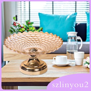 [szlinyou2] ชามแก้วใส่ผลไม้ ทรงกลม แบบพกพา สําหรับตกแต่งห้องครัว ฟาร์มเฮาส์