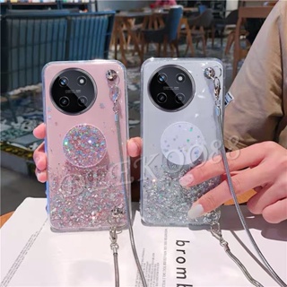 เคสโทรศัพท์มือถือ แบบนิ่ม ลายกากเพชร พร้อมสายคล้อง สําหรับ Realme11 NFC RealmeC51 Realme 11 NFC C51 4G 5G 2023