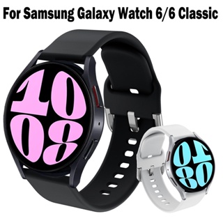 สายนาฬิกาข้อมือซิลิโคน สําหรับ Samsung Galaxy Watch 6 5 4 44 มม. 40 มม. 4 Classic 46 มม. 42 มม. 20 มม. Galaxy Watch 5 Pro 45 มม.