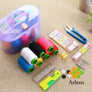 Arleen DIY อุปกรณ์เย็บผ้า ด้าย เข็ม ครบเซ็ท ขนาดพกพา คละสี Sewing set