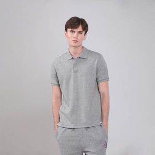 John Henry เสื้อโปโลผู้ชาย ทรงเข้ารูป REUNION - สีเทา