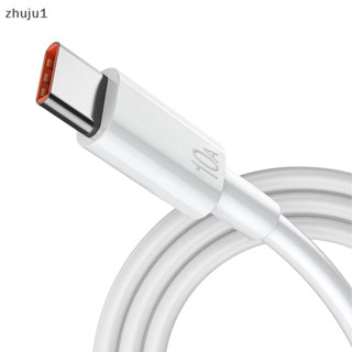 [zhuju1] สายชาร์จ USB Type C 120W 10A 1 1.5 2 ม. ชาร์จไวมาก