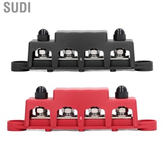 Sudi Junction Block 250 Amp Rating M8 Terminal Studs Good Electrical Conductivity Rustproof Busbar Boxes Reliable 4 Post