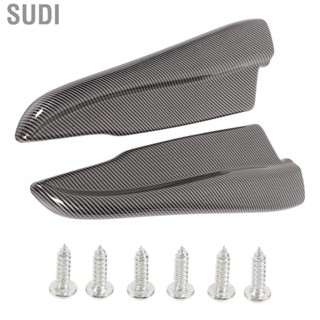 Sudi Rear Bumper Lip Lightweight Stylish Decor Carbon Fiber Style Lower Spoiler for Car Exterior