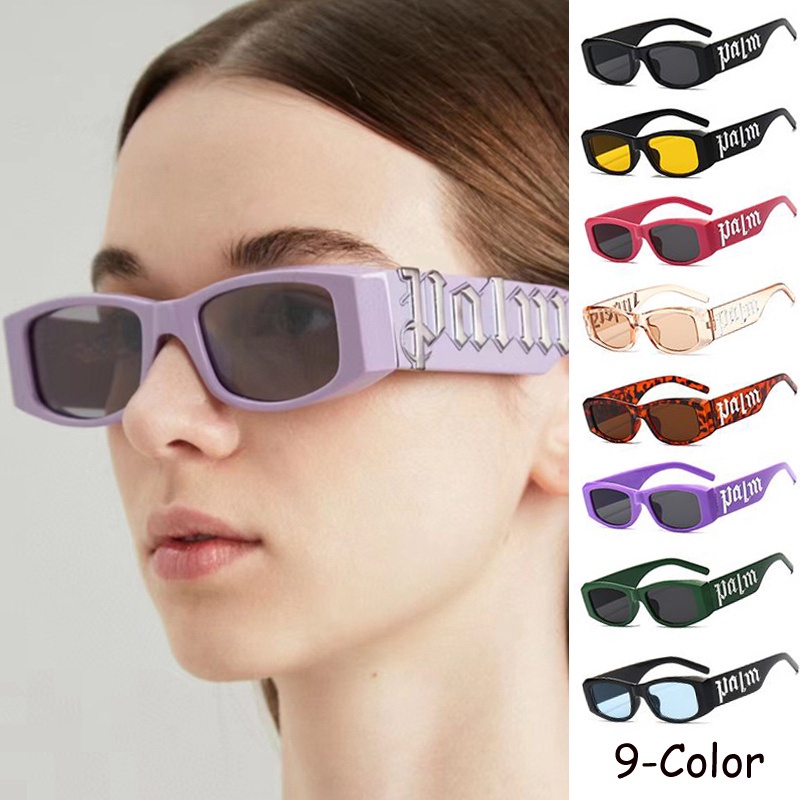 ✨New❗❗แว่นตาแฟชั่น แว่นตากันแดด ทรงสี่เหลี่ยม ทรงสวย แนวสตรีท UV400 รุ่นPalkmเล็ก