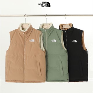 เสื้อแจ็กเก็ตแขนกุด ปักลายโลโก้ The North Face 100% ให้ความอบอุ่น แฟชั่นคู่รัก สําหรับเล่นกีฬา