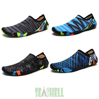 [Seashell02.th] รองเท้าผ้าใบลําลอง ระบายอากาศ เหมาะกับการว่ายน้ํา 1 คู่