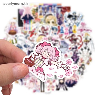 Aa สติกเกอร์ ลายการ์ตูนกราฟฟิตี้ Madoka สําหรับติดตกแต่งกระเป๋าเดินทาง รถจักรยานยนต์ โน้ตบุ๊ก 50 ชิ้น