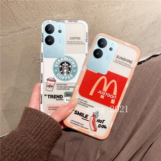 พร้อมส่ง ใหม่ เคสโทรศัพท์มือถือ ซิลิโคนนิ่ม ลายการ์ตูนน่ารัก สําหรับ VIVO V29 5G VIVO V29e V29 Pro 5G 2023