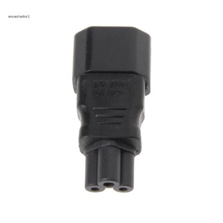 ✿ อะแดปเตอร์แปลงปลั๊กไฟ IEC 320 C14 3-Pin Male To C5 3-Pin Female