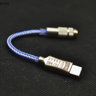 Bsbl ใหม่ อะแดปเตอร์หูฟัง CX31993 USB Type C เอาท์พุต DAC NR128dB PCM 32b 384kHz BL