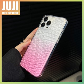 เคสโทรศัพท์มือถือ แบบใส กันกระแทก แต่งกลิตเตอร์ไล่โทนสี หรูหรา สําหรับ IPhone 14 13 12 11 Pro Max Plus