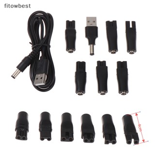 Fbth อะแดปเตอร์ชาร์จ USB 5V แบบเปลี่ยน สําหรับปัตตาเลี่ยนไฟฟ้า 8 ชิ้น ต่อชุด QDD