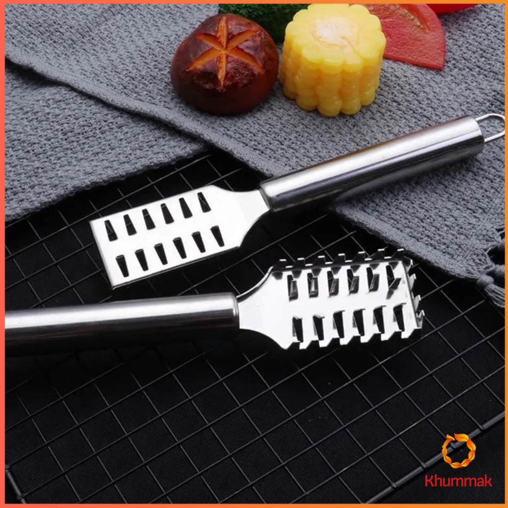 Khummak ที่ขูดเกล็ดปลา ที่ขอดเกล็ด สแตนเลส เครื่องใช้ในครัว Fish scale scraper ราคา ถูกที่สุด ดีลบีเคเค แกลเลอรีภาพที่ 4