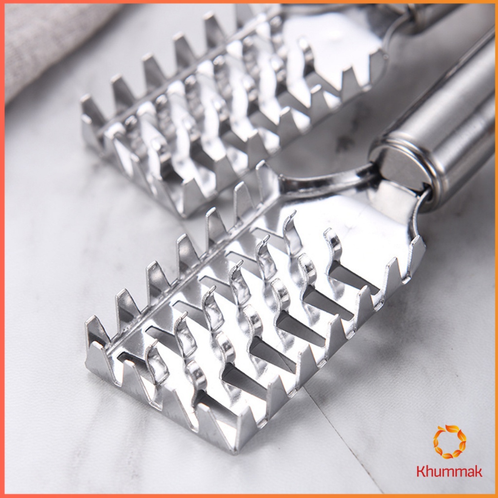 Khummak ที่ขูดเกล็ดปลา ที่ขอดเกล็ด สแตนเลส เครื่องใช้ในครัว Fish scale scraper ราคา ถูกที่สุด ดีลบีเคเค แกลเลอรีภาพที่ 6