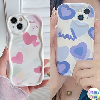 เคสโทรศัพท์มือถือ ขอบโค้ง ลายหน้ายิ้ม สีฟ้า สีชมพู สําหรับ Infinix Note Hot 30 12i 12 20 11 10 9 Pro Play 8 Smart 7 6 5 Plus