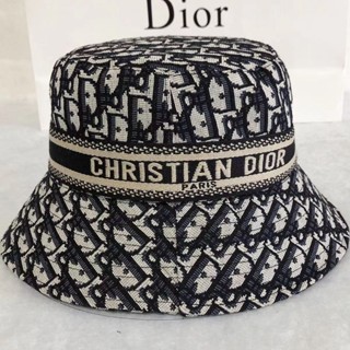 หมวกบักเก็ต ปักลายตัวอักษร Dior สําหรับผู้หญิง