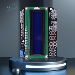 [Getdouble.th] บอร์ดพัฒนาแบ็คไลท์ LCD1602 16x2 สําหรับหุ่นยนต์ Arduino Duemilanove