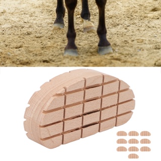 H.T.B.T 10 ชิ้นไม้ Horse Hoof Pad กันน้ำ Breathable Cow Triming สำหรับวัวม้า