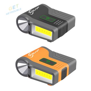 [Getdouble.th] ไฟหน้า COB LED เซนเซอร์เหนี่ยวนํา กันน้ํา แบบคลิปหนีบ