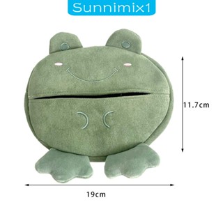 [Sunnimix1] กล่องใส่ทิชชู่ ลายการ์ตูนสัตว์น่ารัก ติดตั้งง่าย ทนทาน สําหรับตกแต่งภายในรถยนต์ สํานักงาน