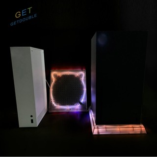 [Getdouble.th] ฐานเกมคอนโซล RGB LED สําหรับ Xbox Series X/S