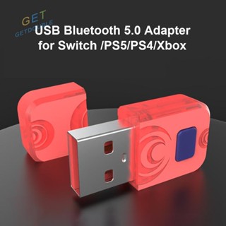 [Getdouble.th] อะแดปเตอร์ควบคุมบลูทูธ USB สําหรับ Nintendo Switch PS5 PS4