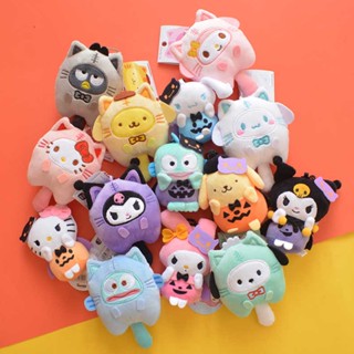 SANRIO พวงกุญแจ จี้ตุ๊กตาอนิเมะ Kuromi Melody Hello Kitty Hangyodon Cinnamoroll สําหรับเด็กผู้หญิง