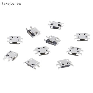 [takejoynew] ซ็อกเก็ตแจ็คเชื่อมต่อที่ชาร์จ type B micro usb 5 pin ตัวเมีย KLB 10 ชิ้น