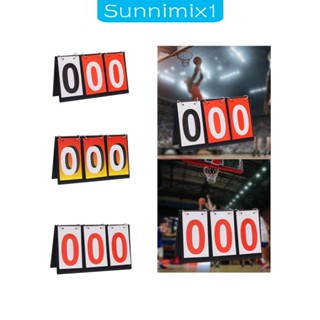 [Sunnimix1] แผ่นบอร์ดคะแนน แบบพกพา สําหรับเล่นเกม บาสเก็ตบอล เทนนิส ในร่ม กลางแจ้ง