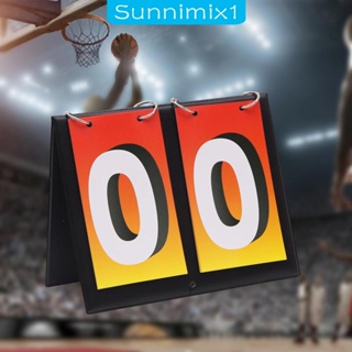 [Sunnimix1] บอร์ดคะแนน แบบพกพา สําหรับเล่นเบสบอล เทนนิส ทีมฟุตบอล วอลเลย์บอล