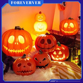 ฮาโลวีนโคมไฟฟักทองขนาดใหญ่ Openwork Luminous Jack-o-Lantern อีสเตอร์ฮาโลวีน Jack-o-Lantern เครื่องประดับตกแต่งฮาโลวีนด้านหน้า