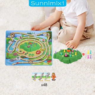 [Sunnimix1] เกมตรวจสอบกระต่าย ของเล่นสําหรับเด็ก ครอบครัว