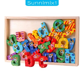 [Sunnimix1] จิ๊กซอว์ไม้ปริศนา Montessori ของเล่นเสริมทักษะ สําหรับเด็ก 2~4 ปี