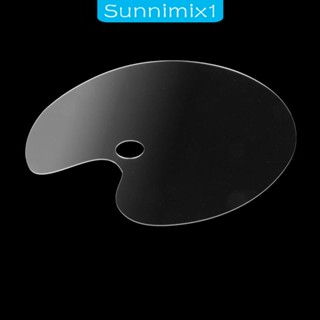 [Sunnimix1] จานผสมสีน้ํามันอะคริลิคใส ทําความสะอาดง่าย อเนกประสงค์ สําหรับระบายสี