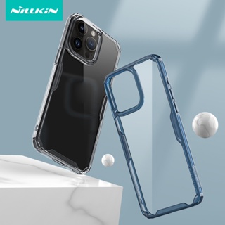 สําหรับ iPhone 15 Pro Max เคส NILLKIN Nature Pro กันกระแทก TPU ใส PC ถุงลมนิรภัย ฝาครอบป้องกัน