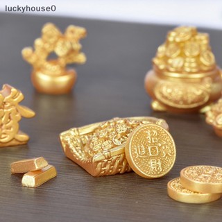 Luckyhouse0^^ ใหม่ ต้นมะระเรซิ่น สีทอง สําหรับตกแต่งบ้าน DIY