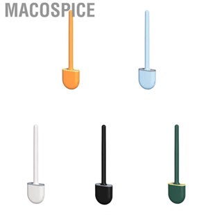 Macospice Wall Mounted Toilet Brush Mini Bathroom Cleaning with Detachable Handle