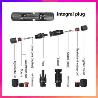 [Predolo2] สายเคเบิลเชื่อมต่อแผงพลังงานแสงอาทิตย์ ตัวผู้ และตัวเมีย 10 คู่