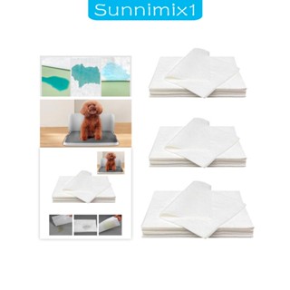 [Sunnimix1] แผ่นผ้าอ้อม ดูดซับน้ําได้ดี แบบใช้แล้วทิ้ง สําหรับฝึกสัตว์เลี้ยง สุนัข