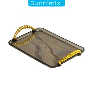 [Sunnimix1] ถาดวางแก้วน้ํา อเนกประสงค์ สไตล์นอร์ดิก หรูหรา สําหรับตกแต่งบ้าน ห้องนอน ห้องน้ํา